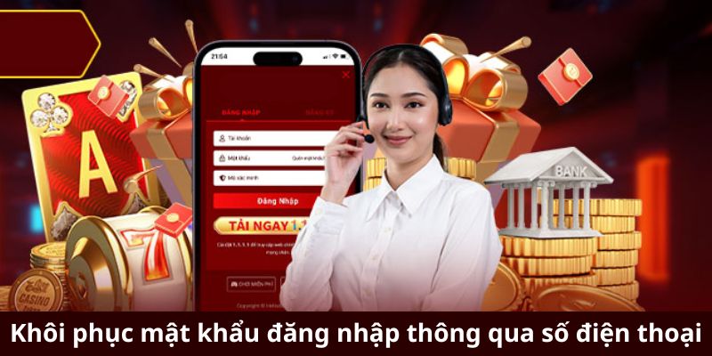 Khôi phục mật khẩu đăng nhập thông qua số điện thoại